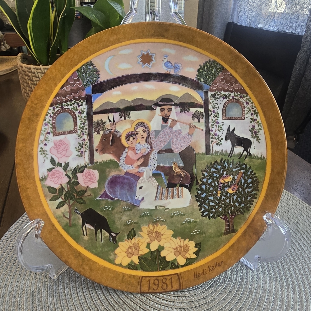 Vintage Plate Bradford Extange "RETURN TO GALILEE"